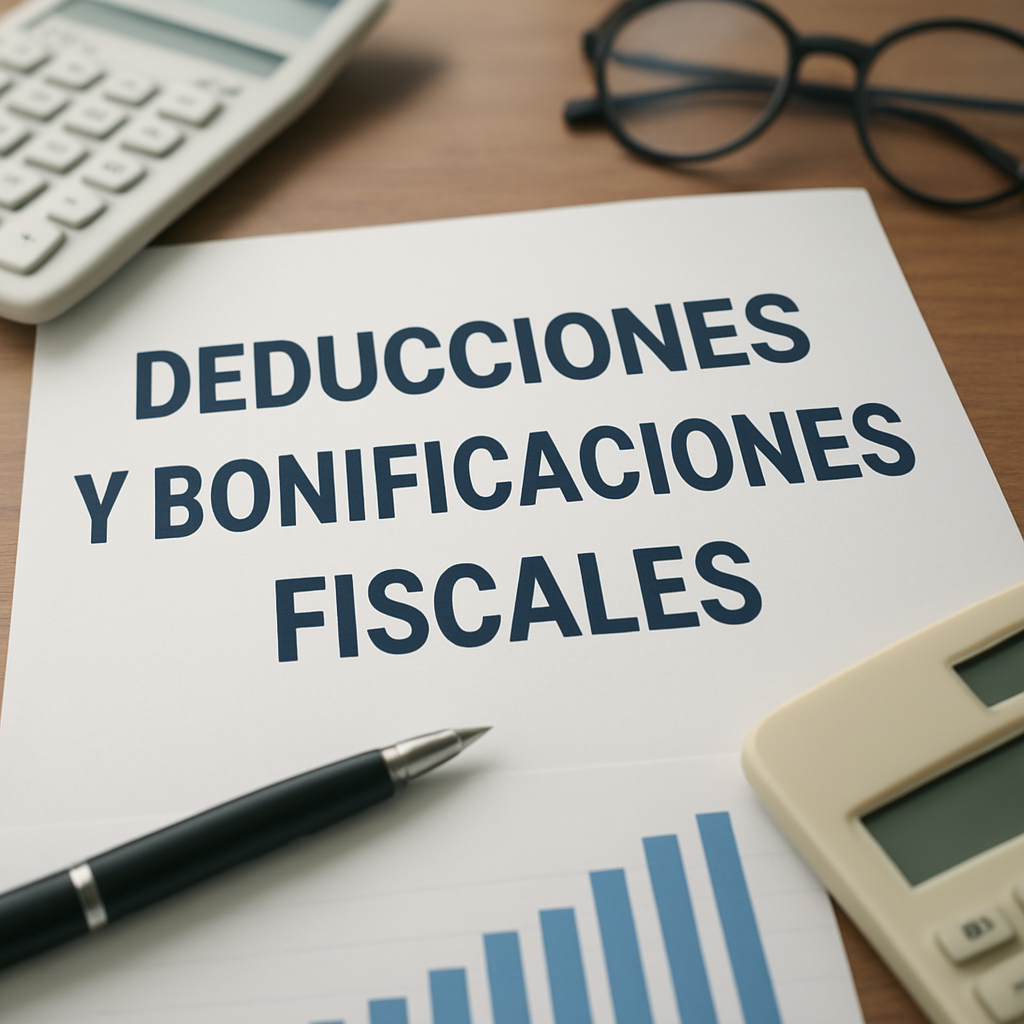 Deducciones y Bonificaciones Fiscales